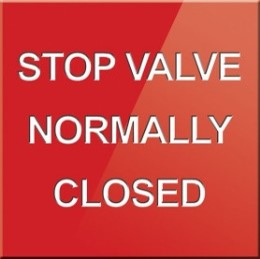 Stop Valve - Normally Closed